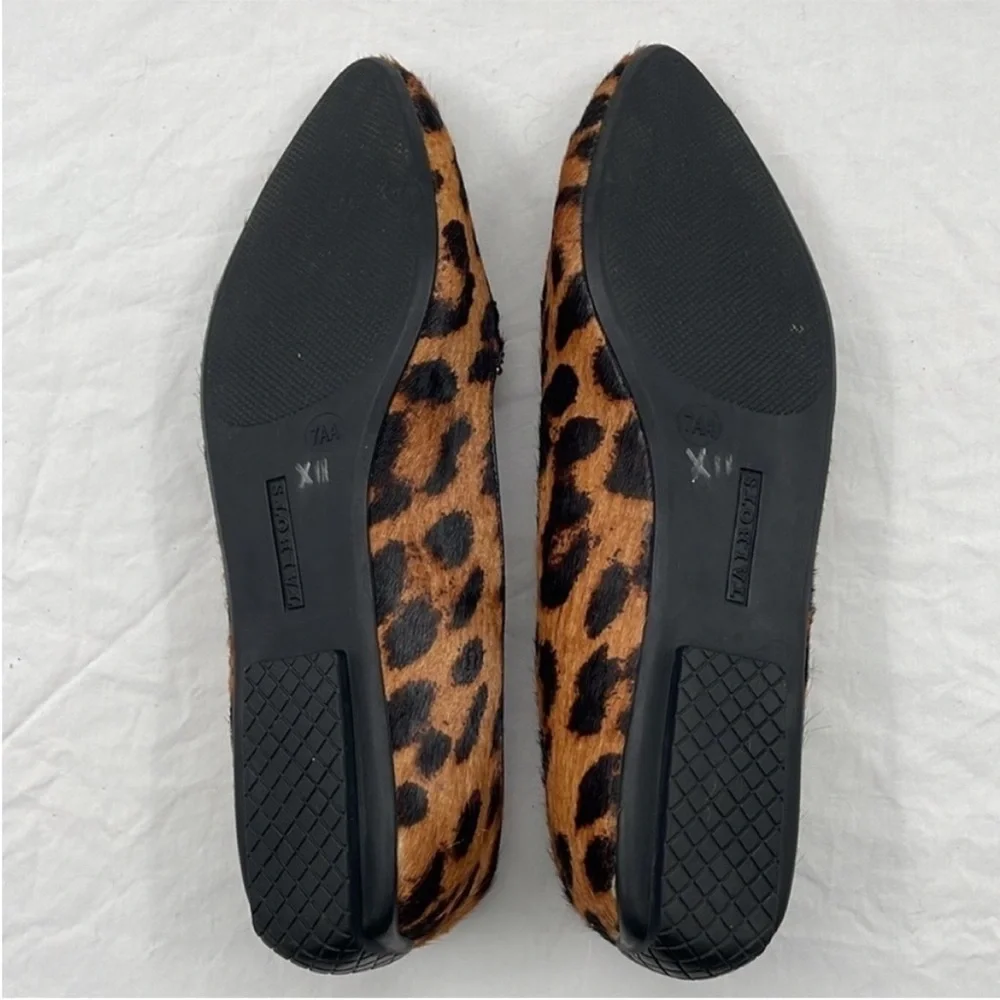 NEW! Talbots Francesca Driving Moccasins - Leopard Print Calf Hair. 7AA. - Picture 13 of 14